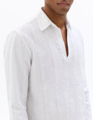 Regular Fit Cotton Solid French Collar Shirts