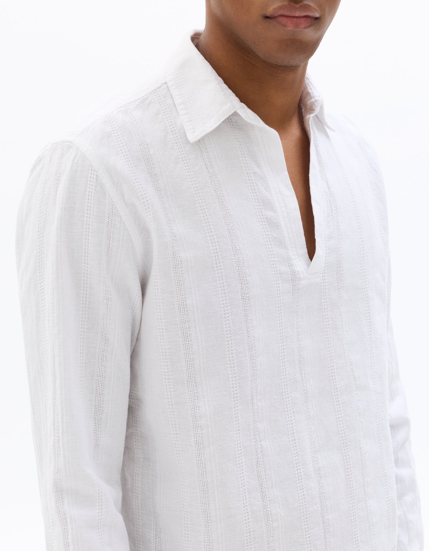 Regular Fit Cotton Solid French Collar Shirts