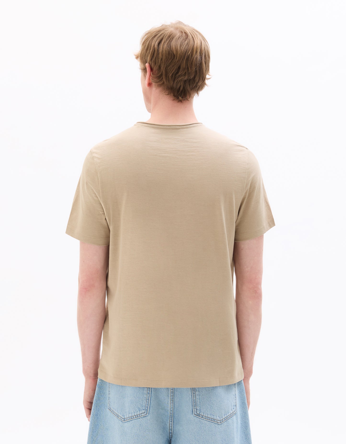 Regular Fit 100% Cotton Solid V Neck T-Shirts