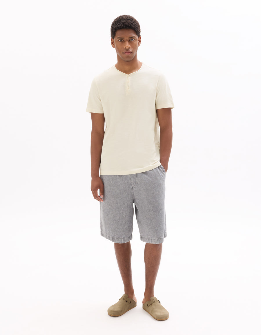 Regular Fit 100% Cotton Solid V Neck T-Shirts