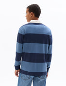 Regular Fit 100% Cotton Stripes Polo Collar T-Shirts