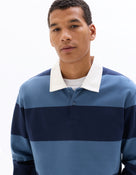 Regular Fit 100% Cotton Stripes Polo Collar T-Shirts