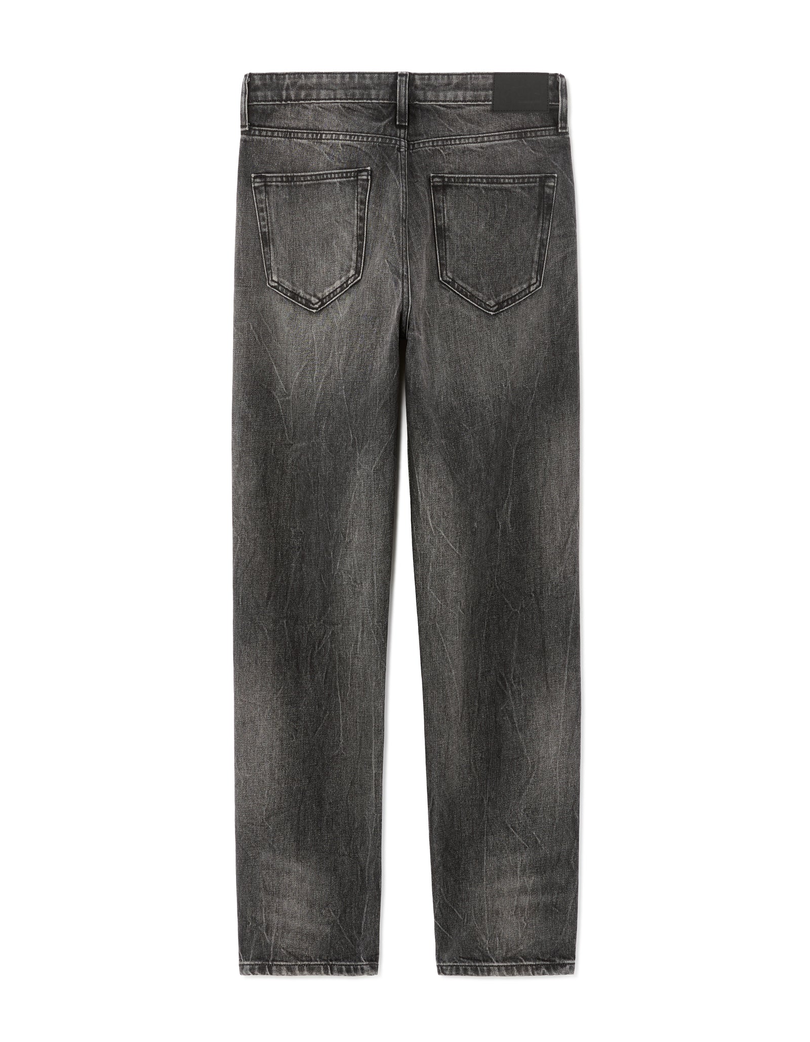 Straight Fit 100% Cotton Jeans - Black