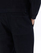 Carrot Fit 100% Cotton Solid  Jeans - Navy Blue