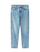 Cropped 100% Cotton Solid Jeans