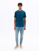 Cropped 100% Cotton Solid Jeans