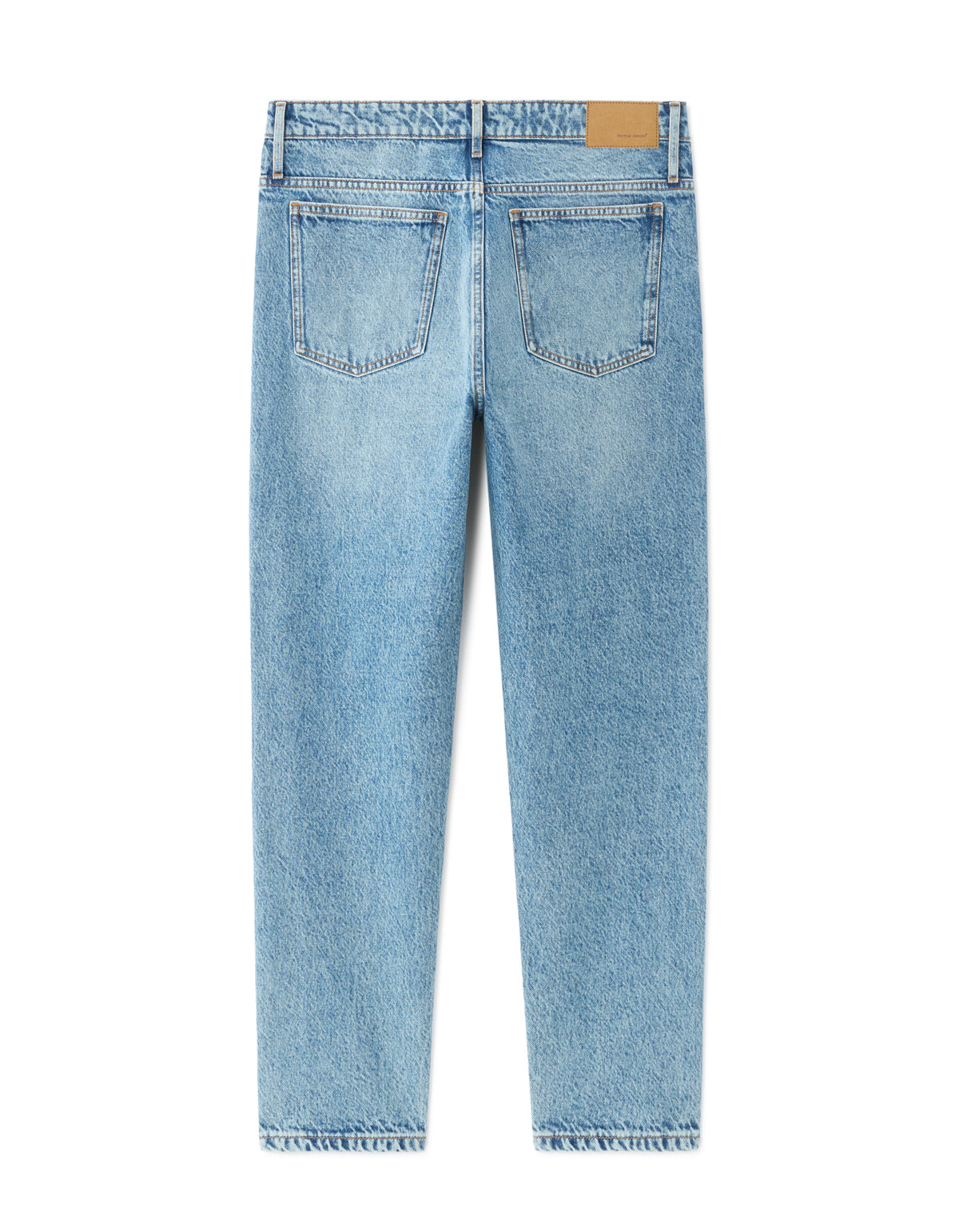 Cropped 100% Cotton Solid Jeans