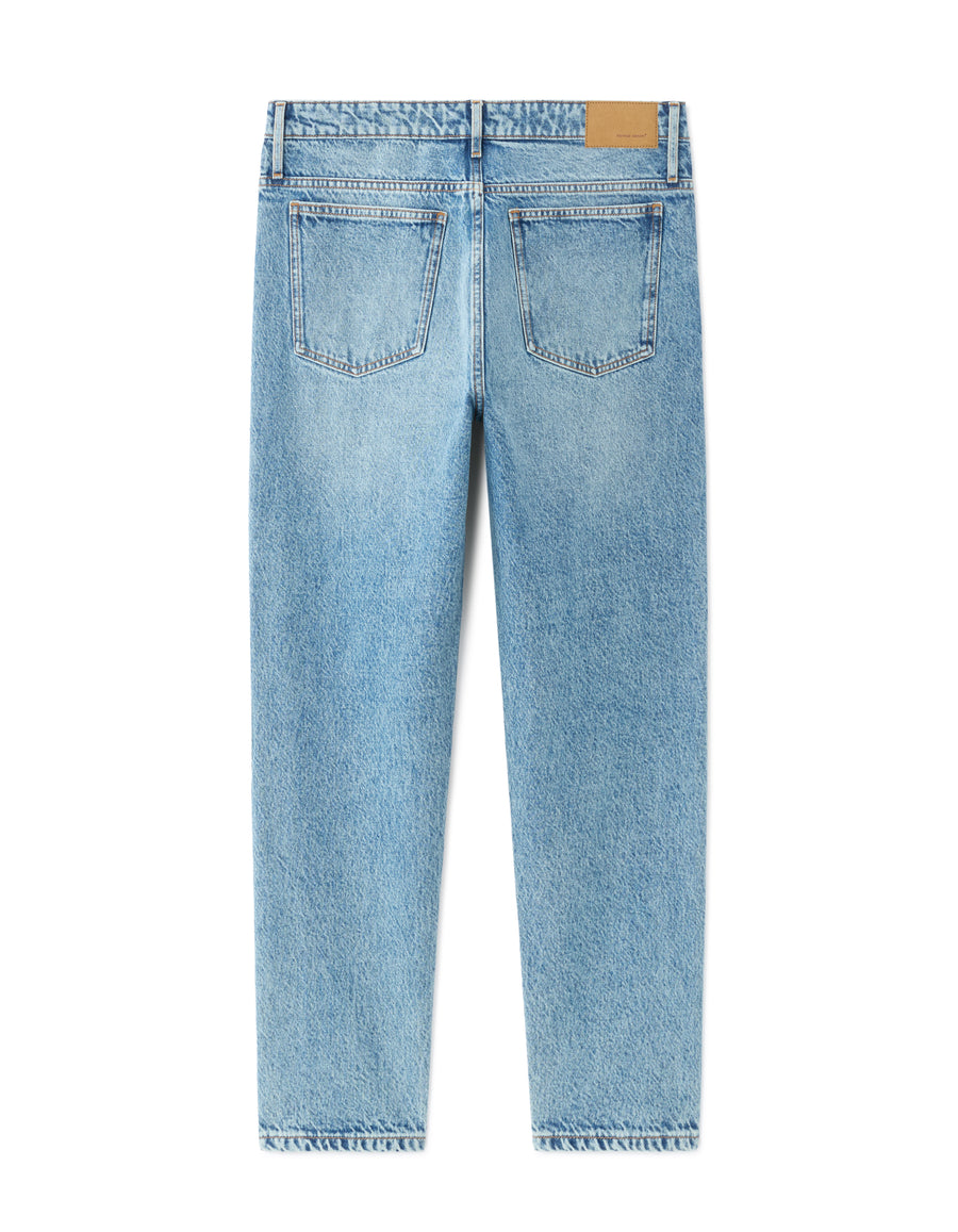 Cropped 100% Cotton Solid Jeans