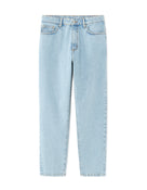 Cropped 100% Cotton Solid Jeans