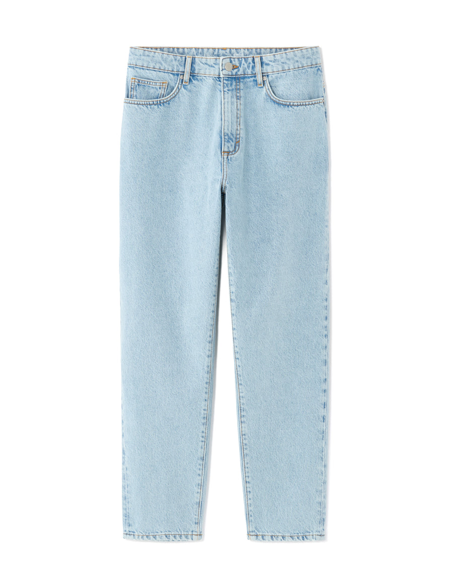 Cropped 100% Cotton Solid Jeans