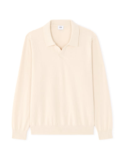 Regular Fit Cotton Blend Textured Round Neck Sweater - Beige