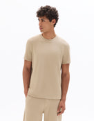 Regular Fit 100% Cotton Textured Crew Neck T-Shirts