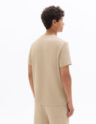 Regular Fit 100% Cotton Textured Crew Neck T-Shirts