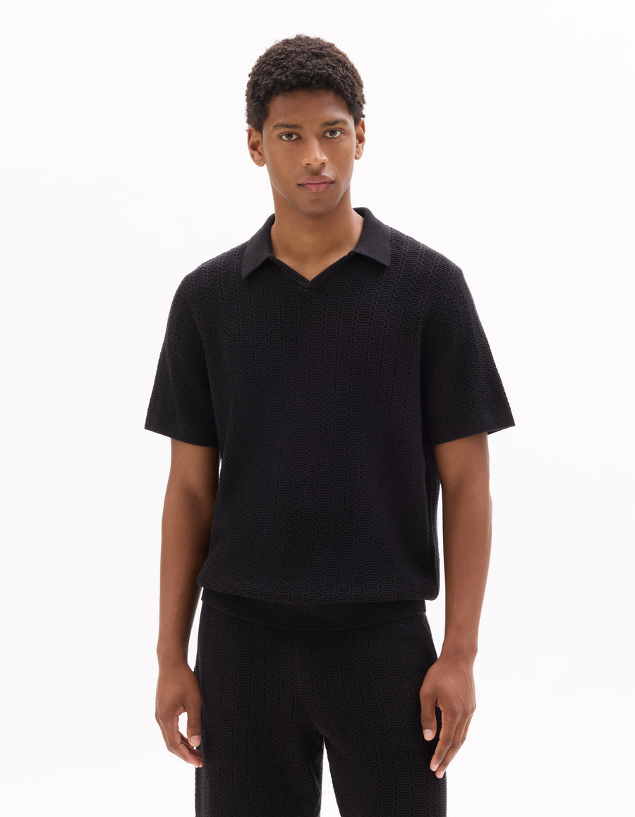 Regular Fit 100% Cotton Solid Polo Collar T-Shirts