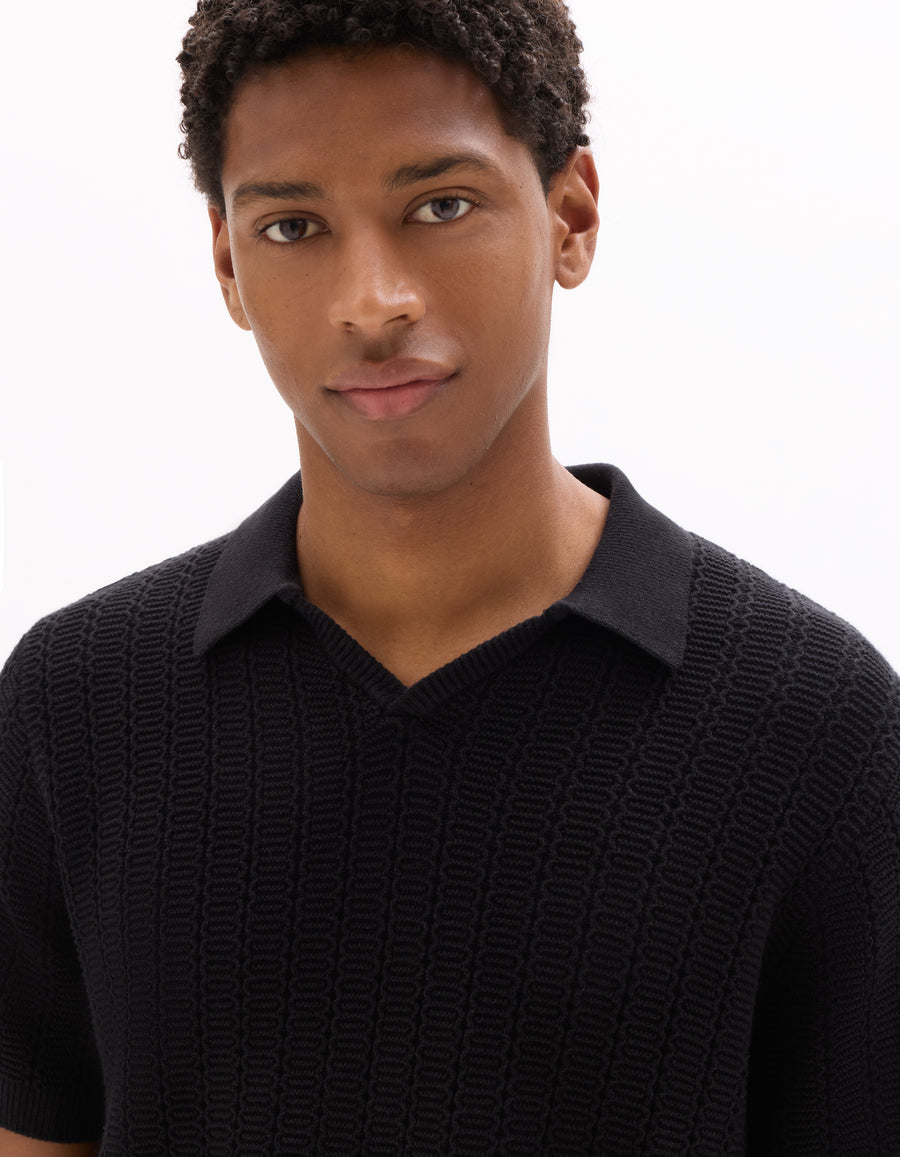 Regular Fit 100% Cotton Solid Polo Collar T-Shirts
