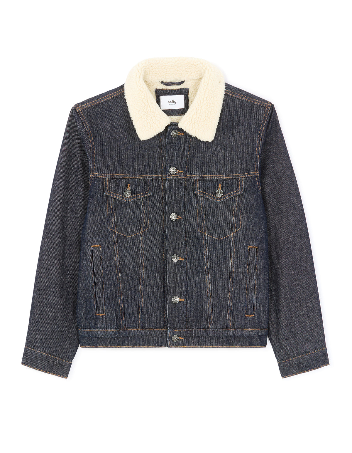 Regular Fit 100% Cotton Solid Spread Collar Jackets