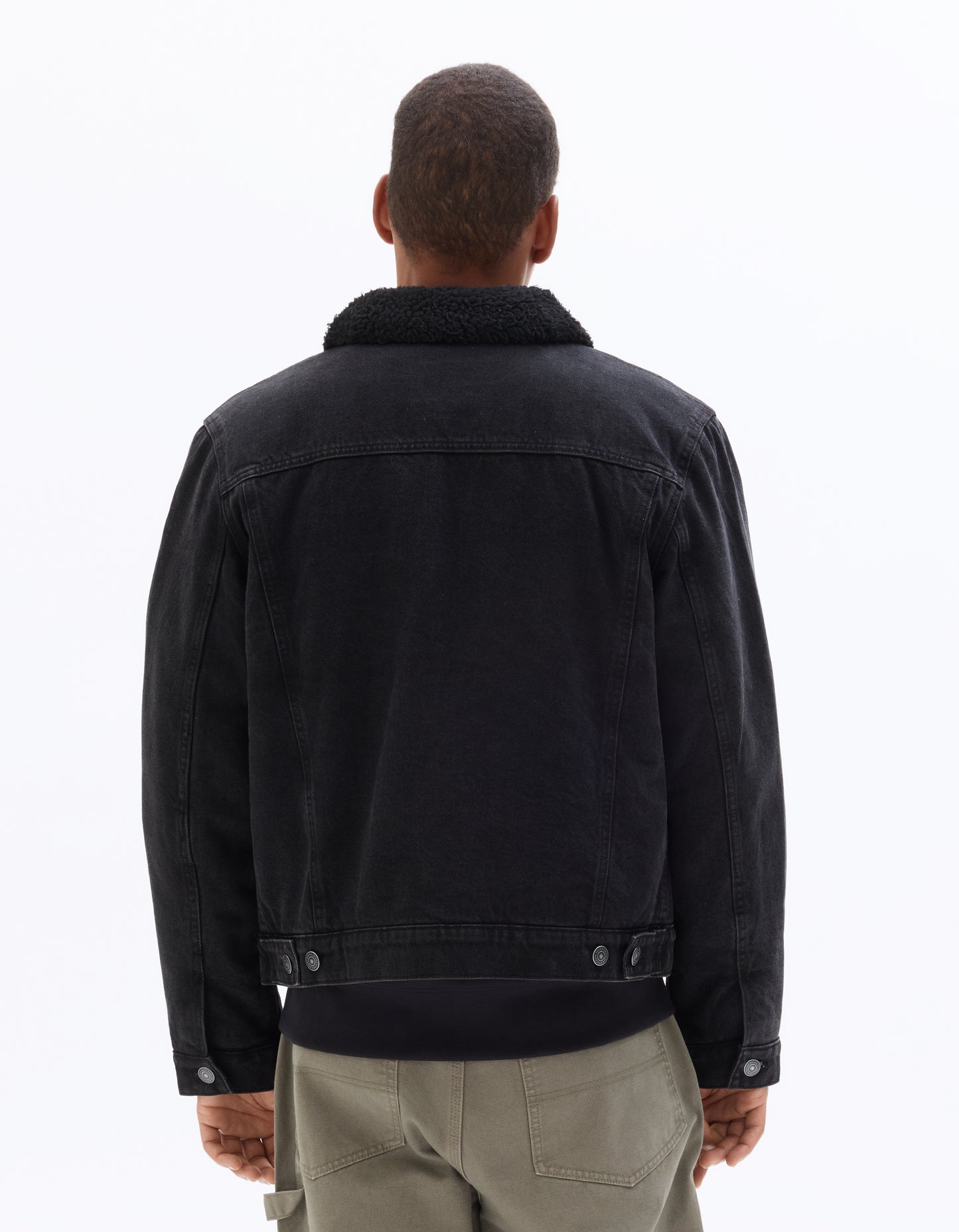Regular Fit 100% Cotton Solid Spread Collar Jackets