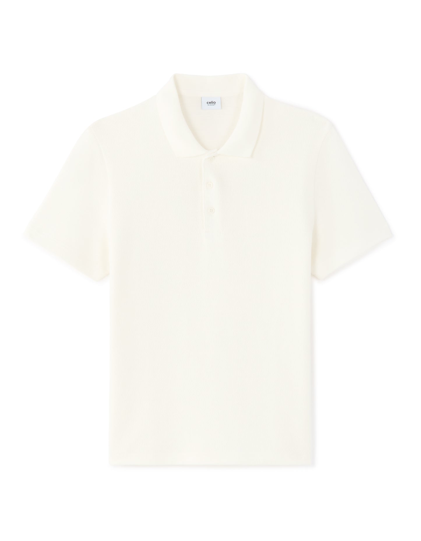 Celio Solid  Cotton White T-Shirt