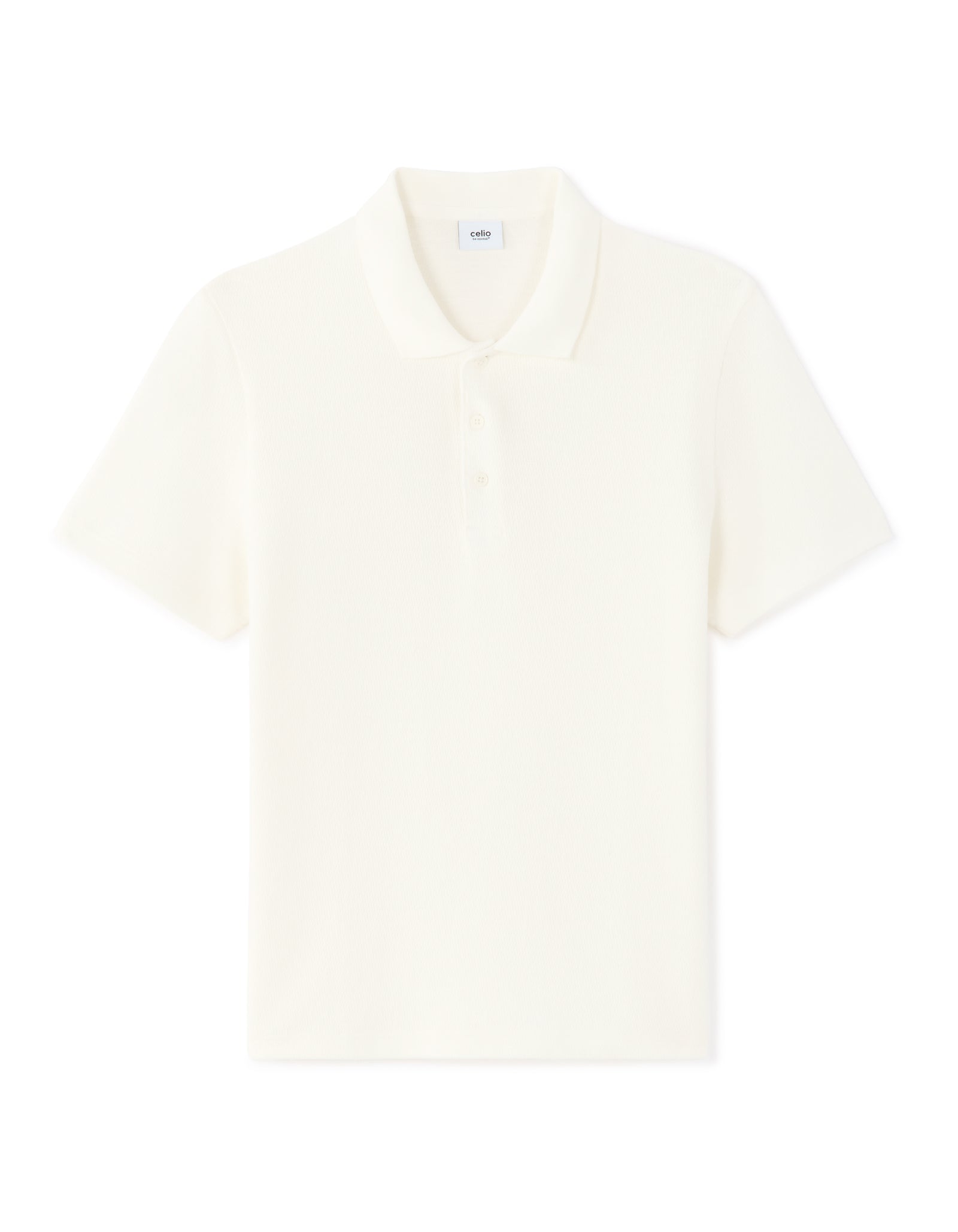 Celio Solid  Cotton White T-Shirt