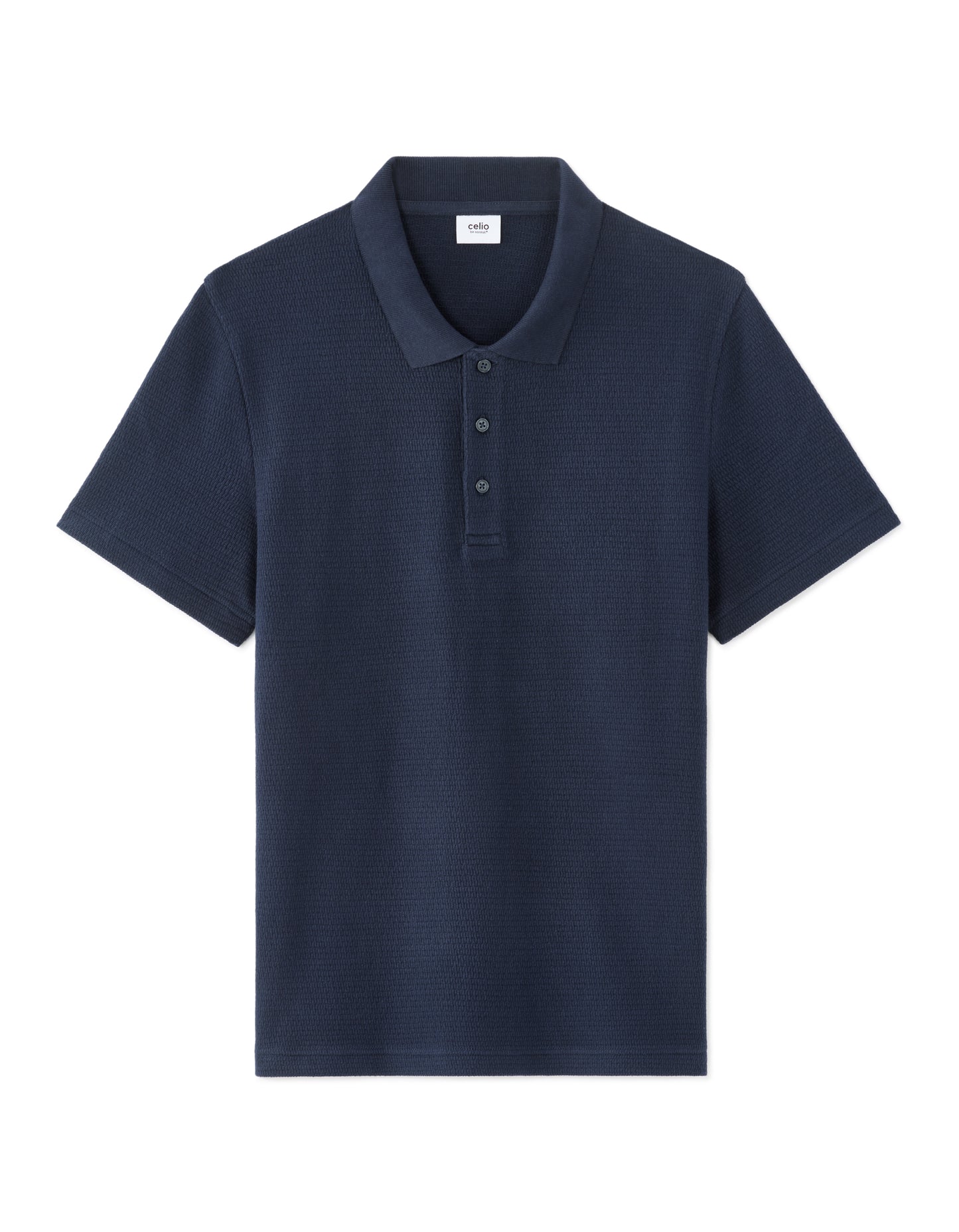 Celio Printed  Cotton Navy T-Shirt