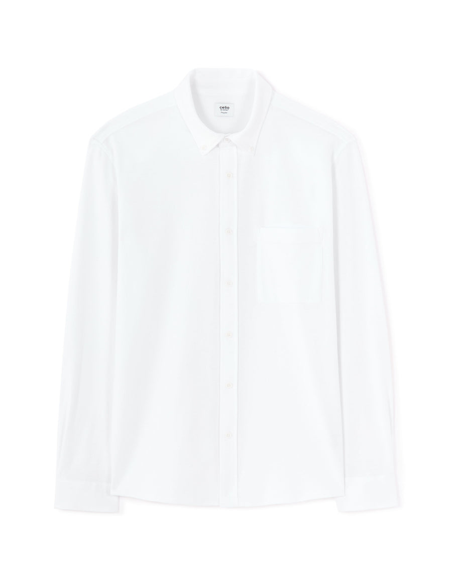 Regular Fit 100% Cotton Solid Spread collar Shirts