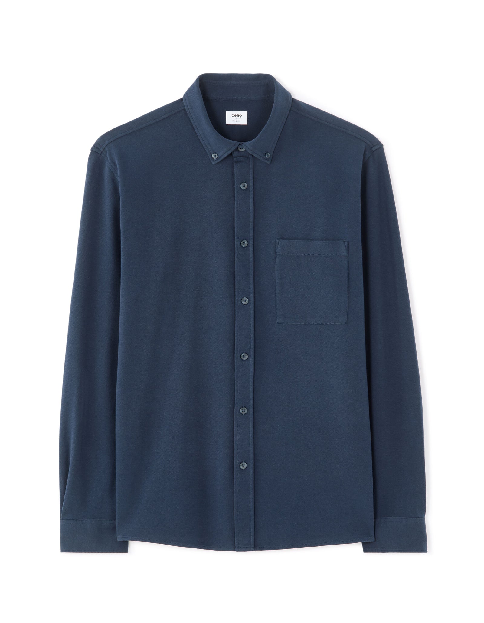 Regular Fit 100% Cotton Solid Spread collar Shirts