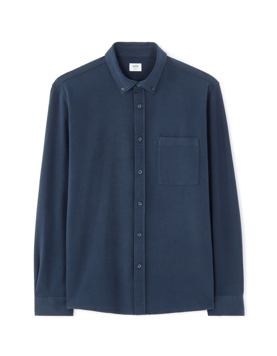 Regular Fit 100% Cotton Solid Spread collar Shirts