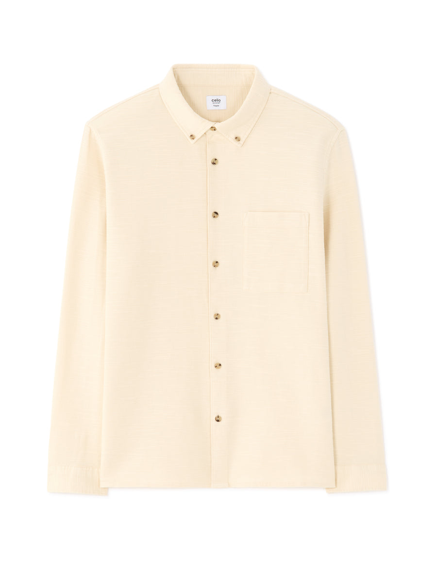 Regular Fit 100% Cotton Solid Spread collar Shirts