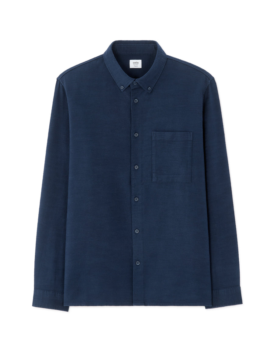 Regular Fit 100% Cotton Solid Spread collar Shirts