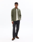 Regular Fit 100% Cotton Solid Spread collar Shirts