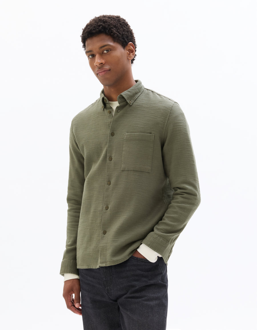 Regular Fit 100% Cotton Solid Spread collar Shirts