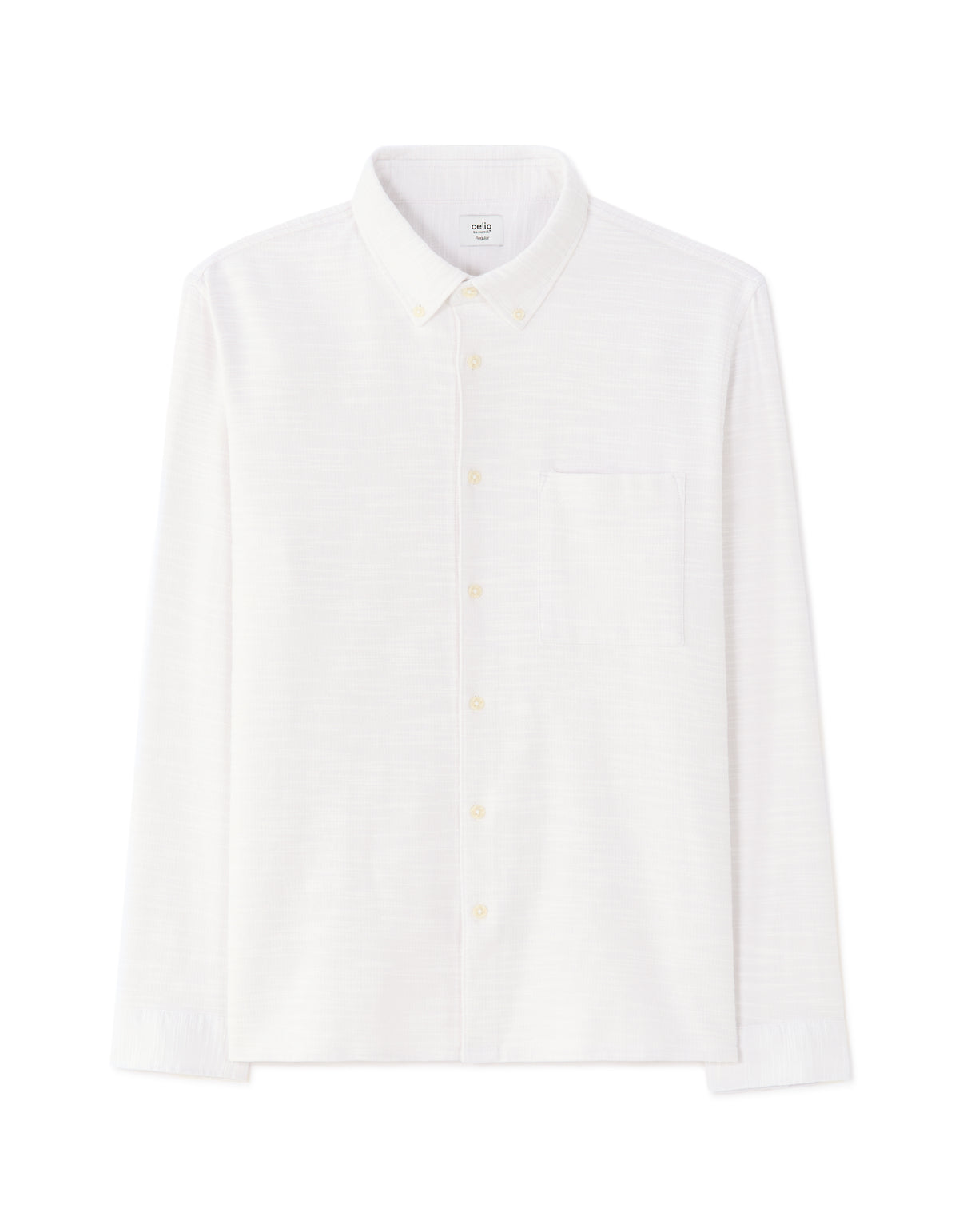 Regular Fit 100% Cotton Solid Spread collar Shirts