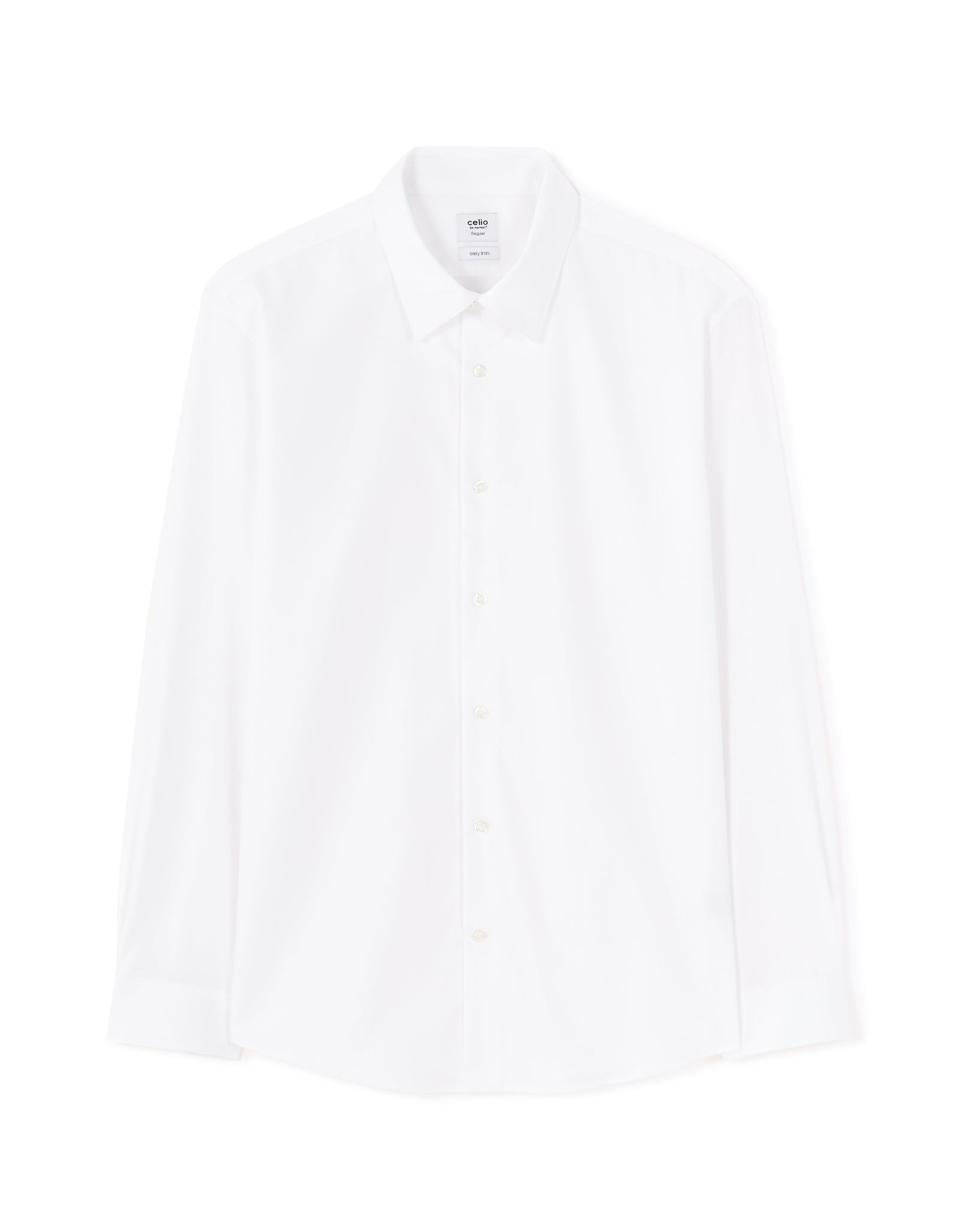 Regular Fit 100% Cotton Solid Spread collar Shirts