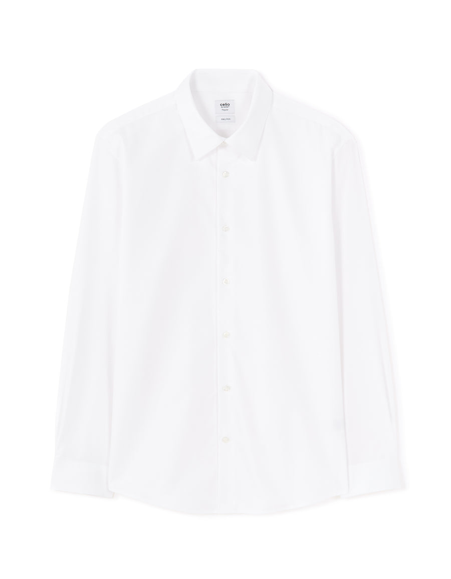 Regular Fit 100% Cotton Solid Spread collar Shirts