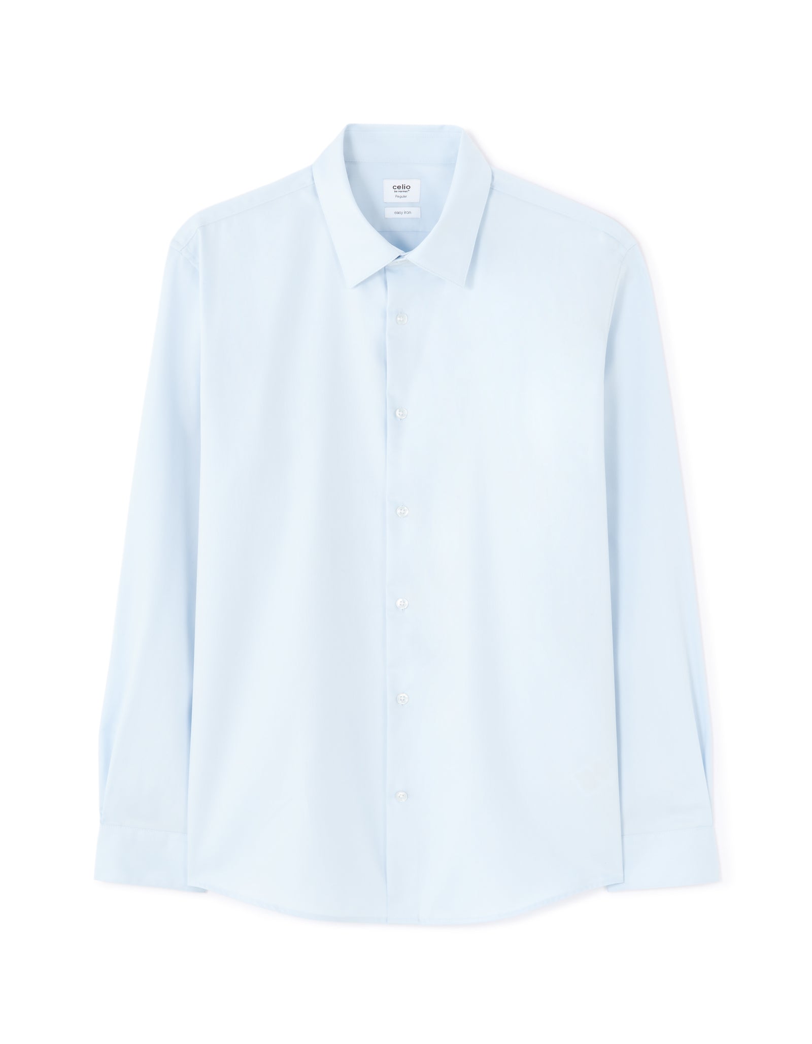 Regular Fit 100% Cotton Solid Spread collar Shirts