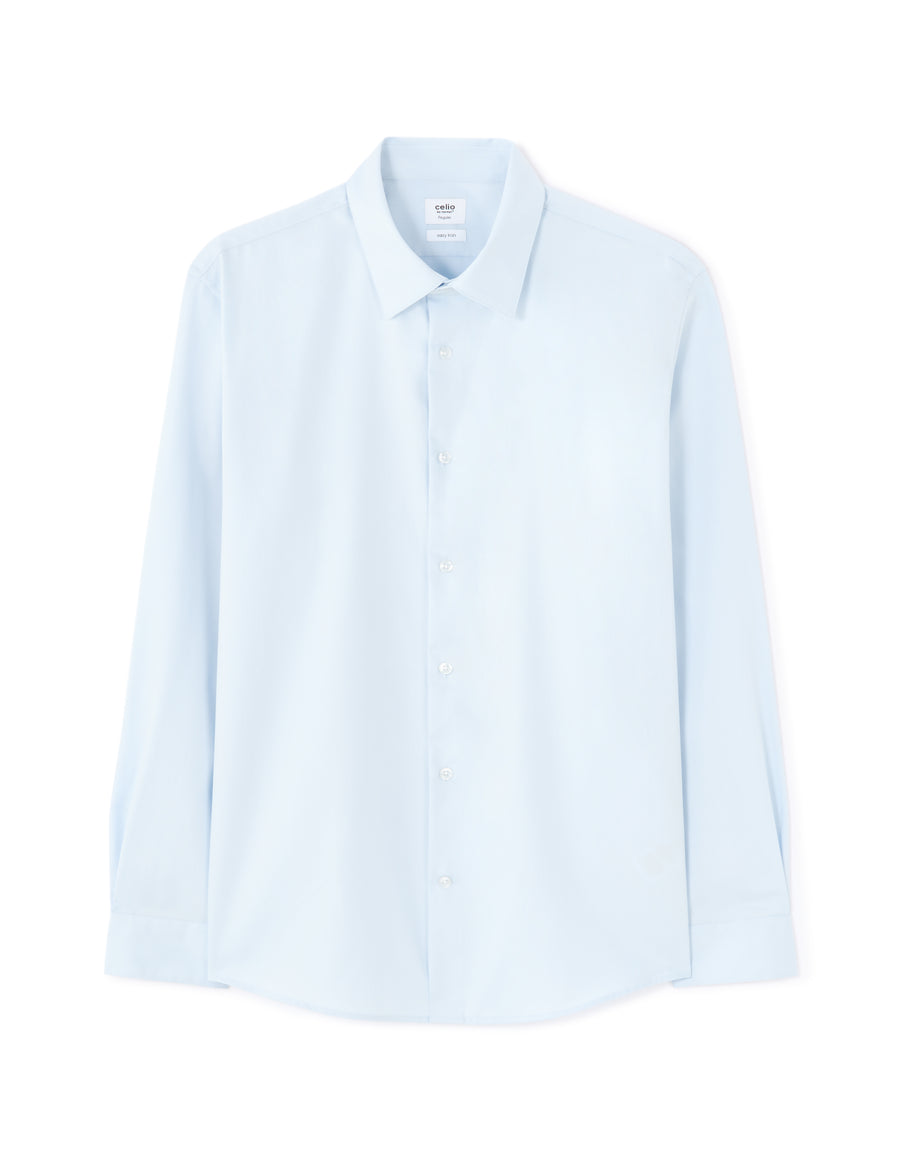 Regular Fit 100% Cotton Solid Spread collar Shirts