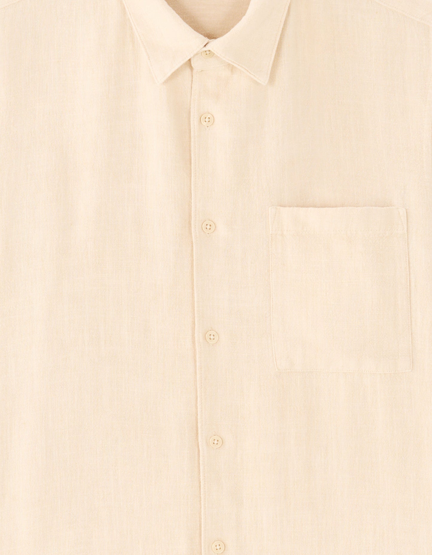 Regular Fit Viscose blend Solid Spread Collar Shirts - Beige