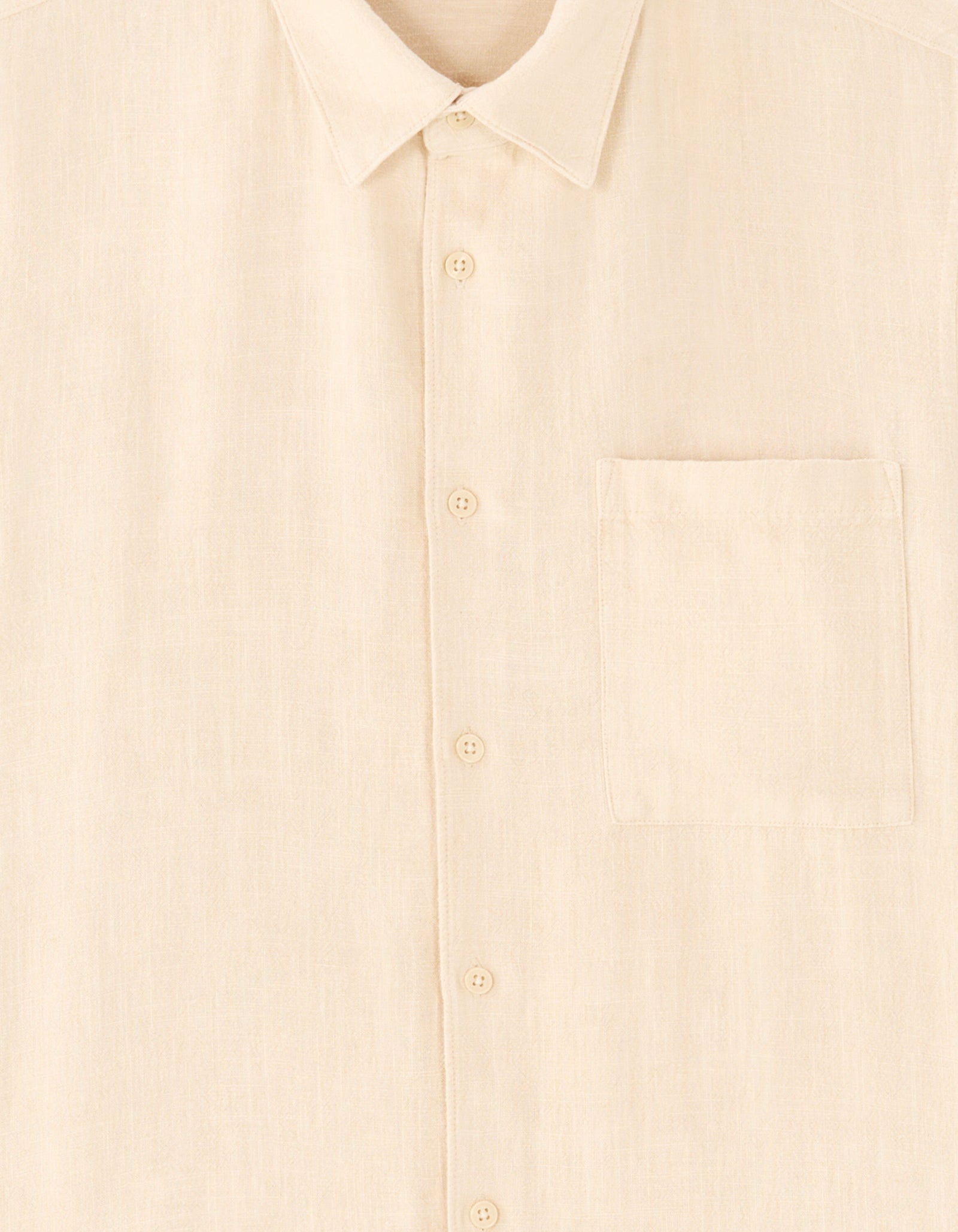 Regular Fit Viscose blend Solid Spread Collar Shirts - Beige