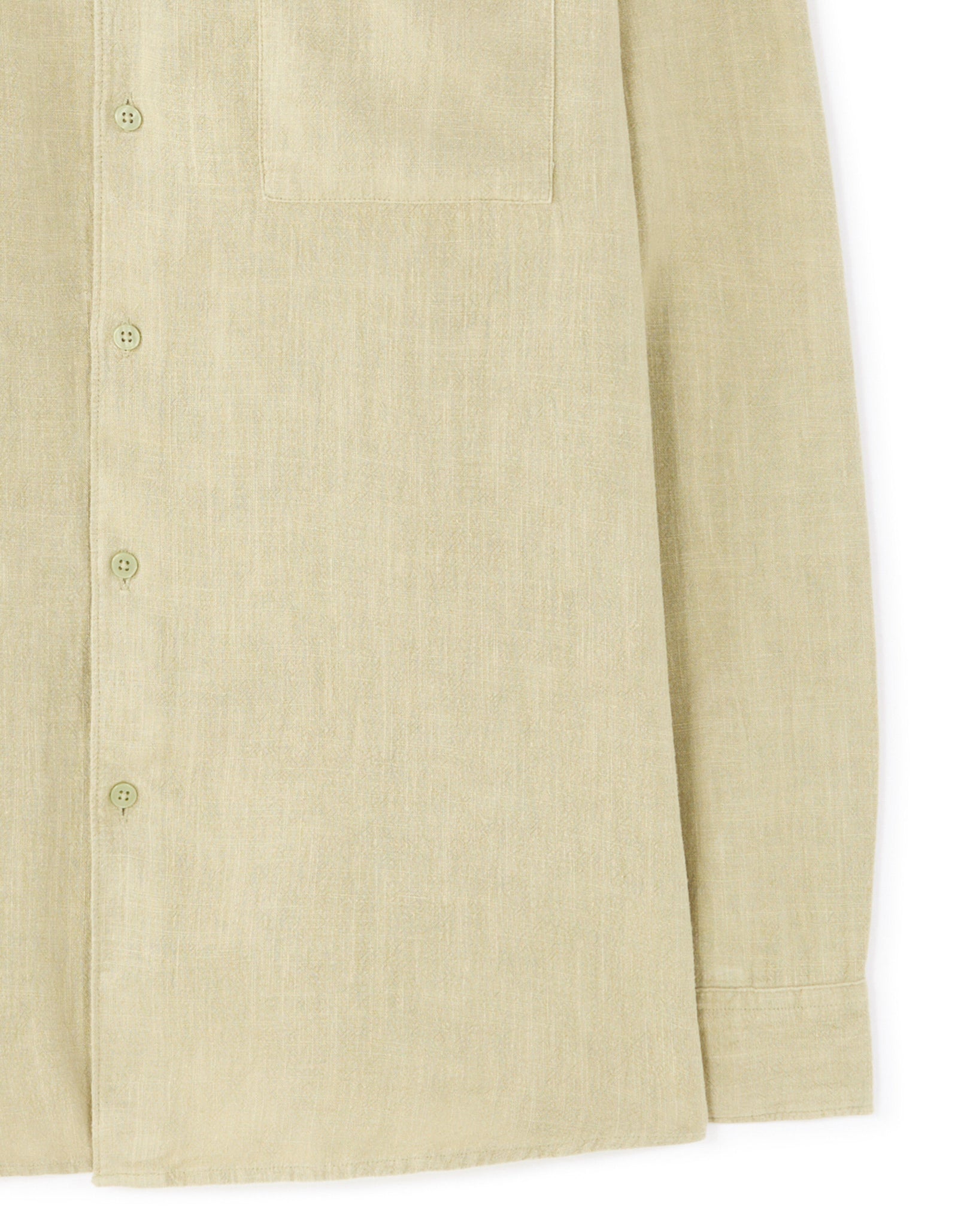 Regular Fit Viscose blend Solid Spread Collar Shirts - Green