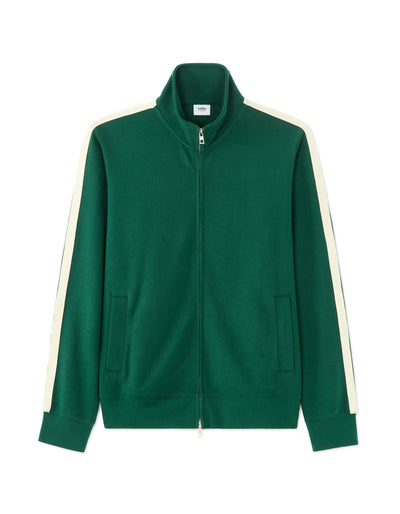 Slim Fit Poly-Cotton Solid High Neck Sweatshirts