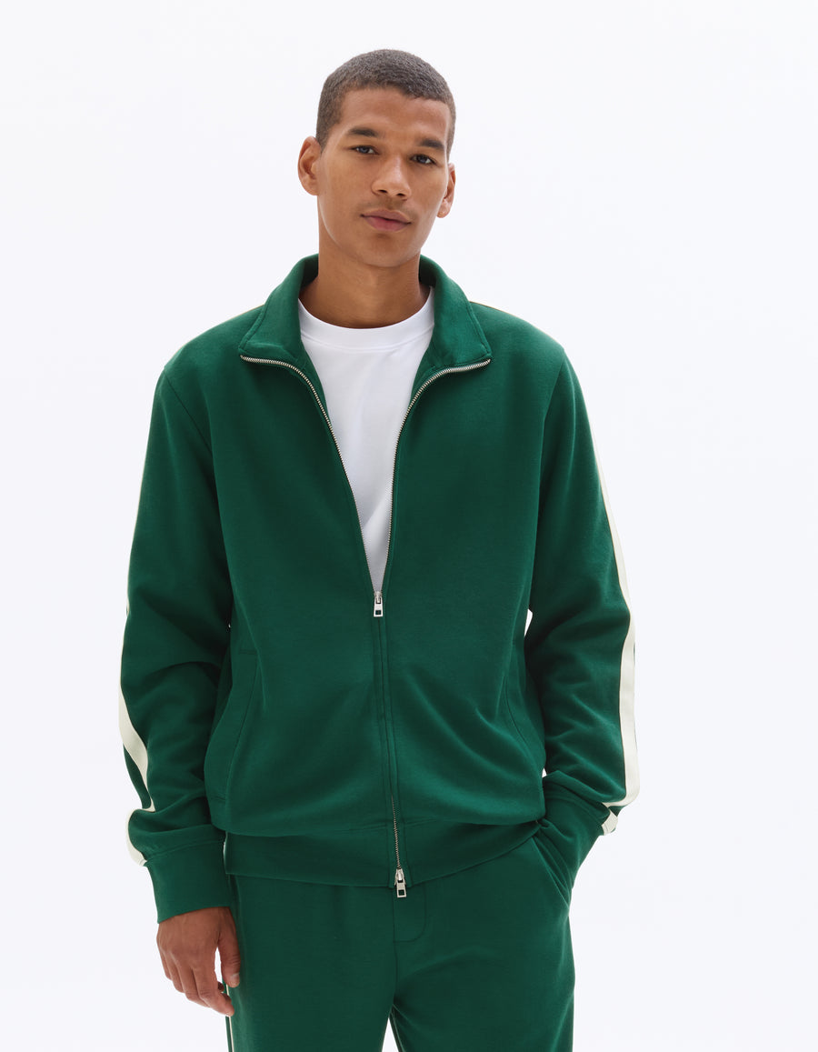 Slim Fit Poly-Cotton Solid High Neck Sweatshirts