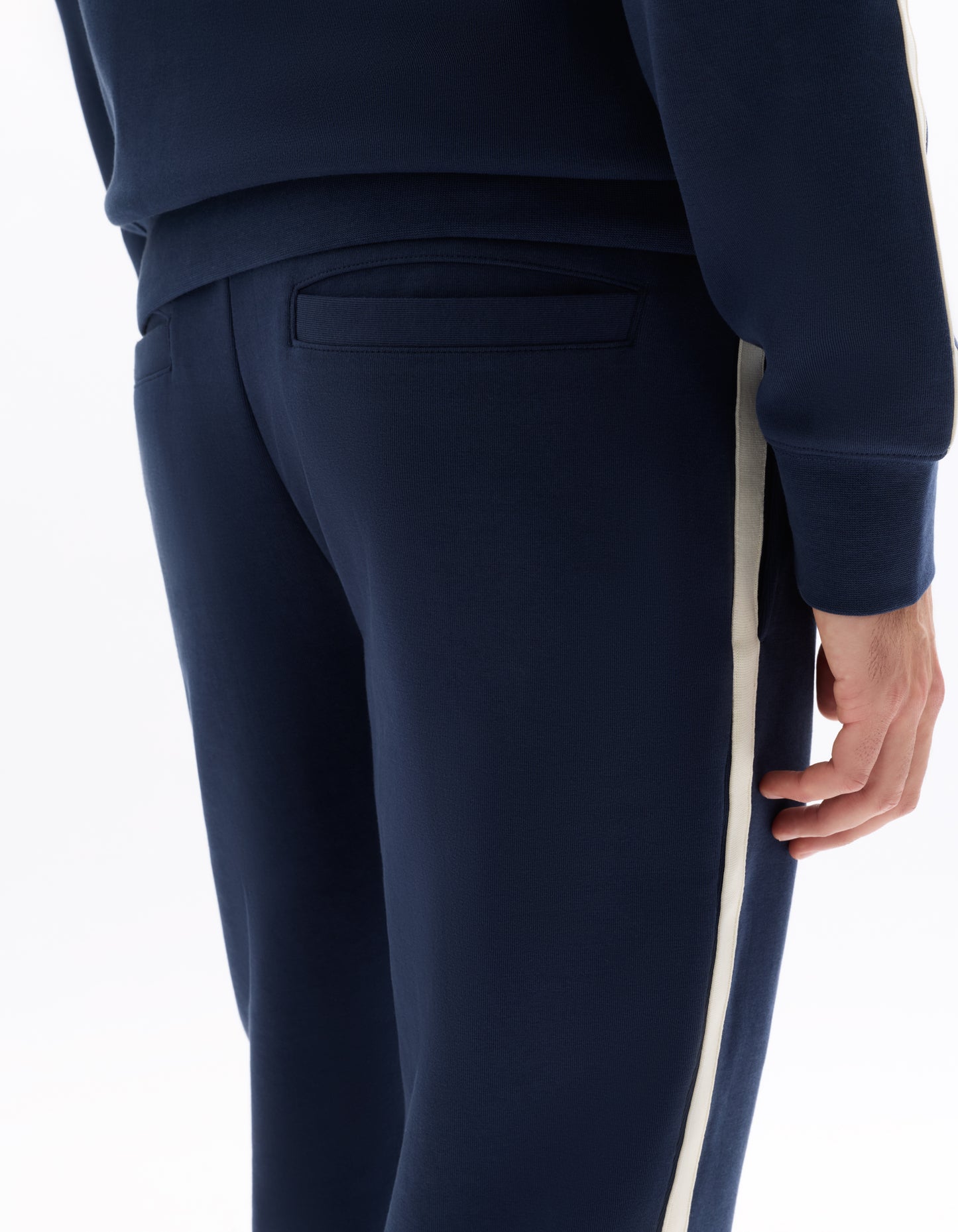 Slim Fit Poly-Cotton Solid Casual Trouser