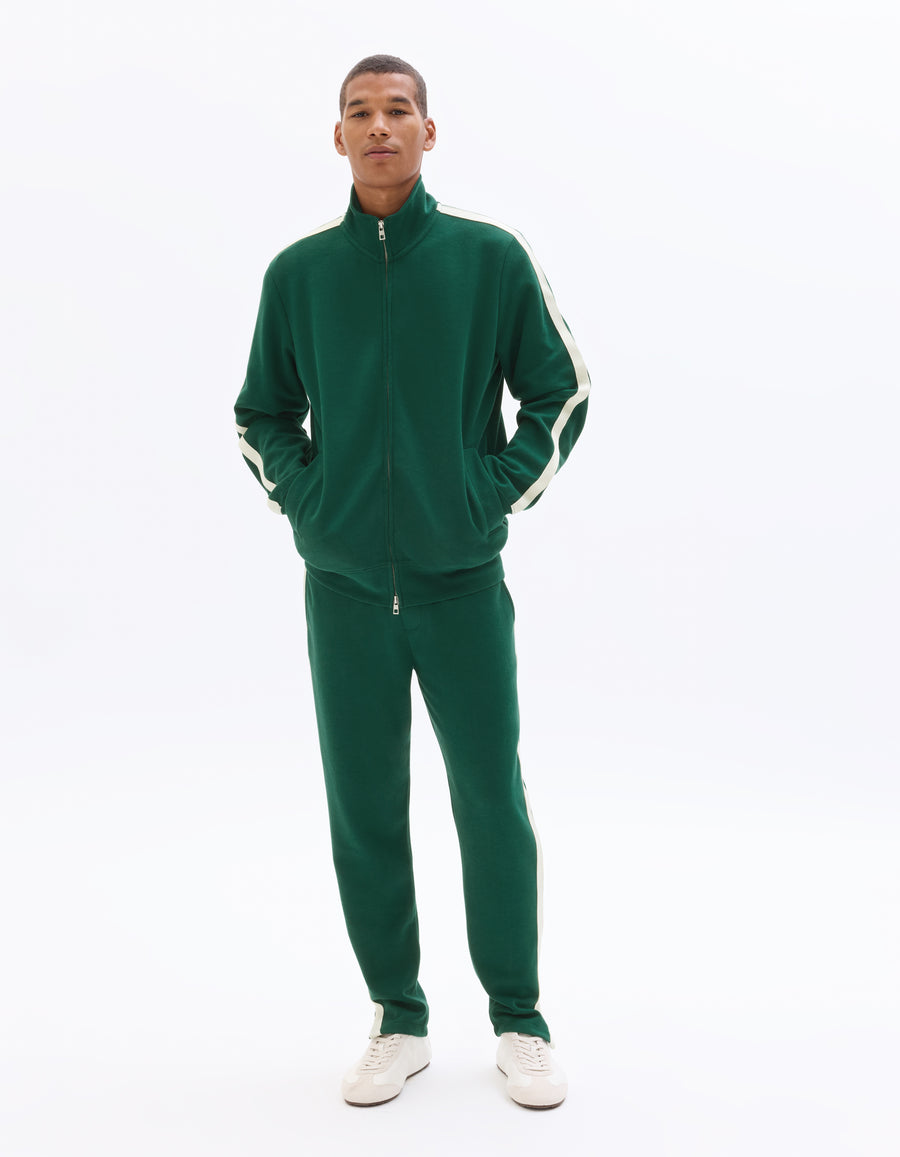 Slim Fit Poly-Cotton Solid Casual Trouser