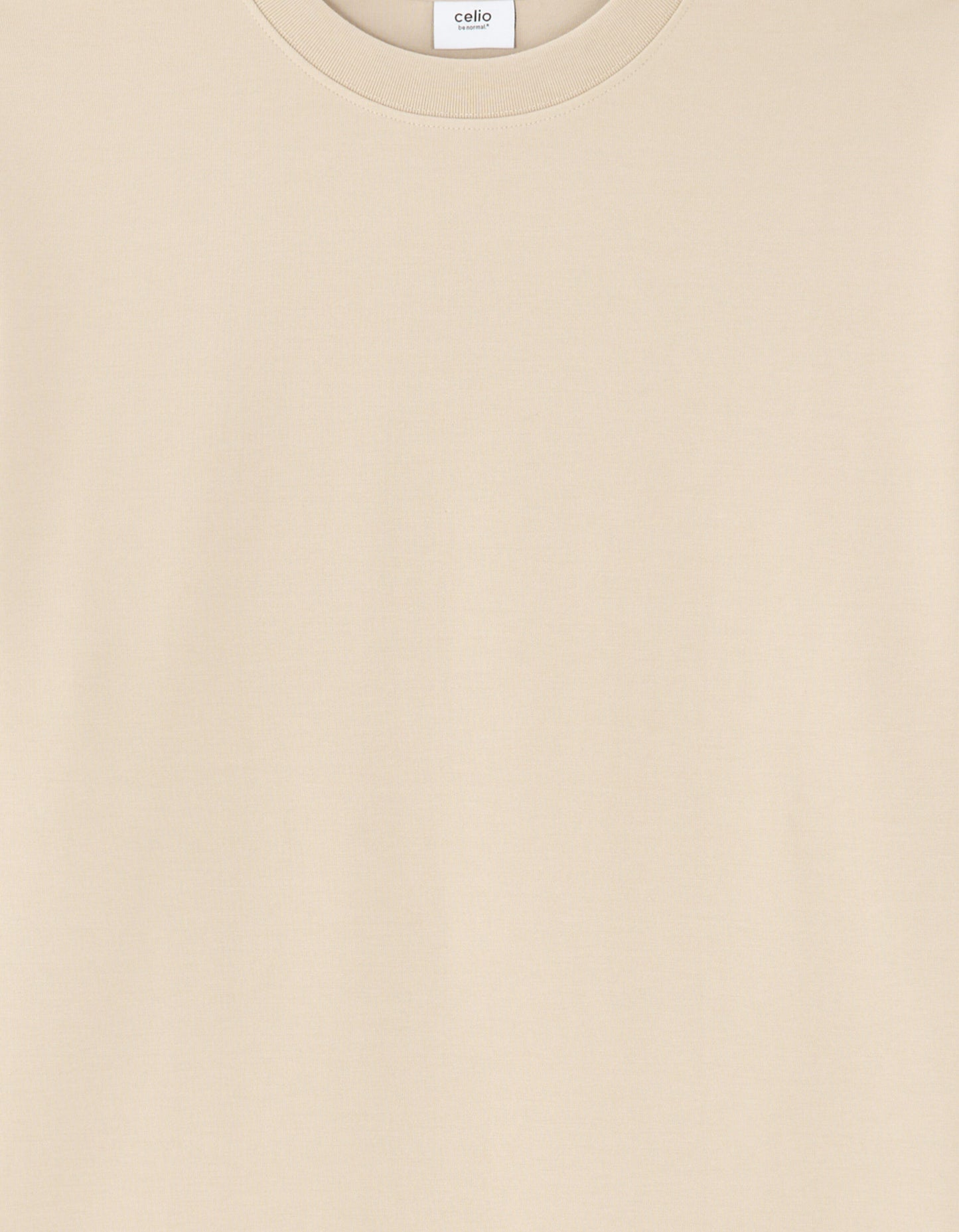 Loose Fit Poly-Cotton Solid Crew Neck Sweatshirt