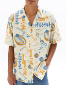 Naruto Regular Fit Cotton Printed Cuban Collar Shirts