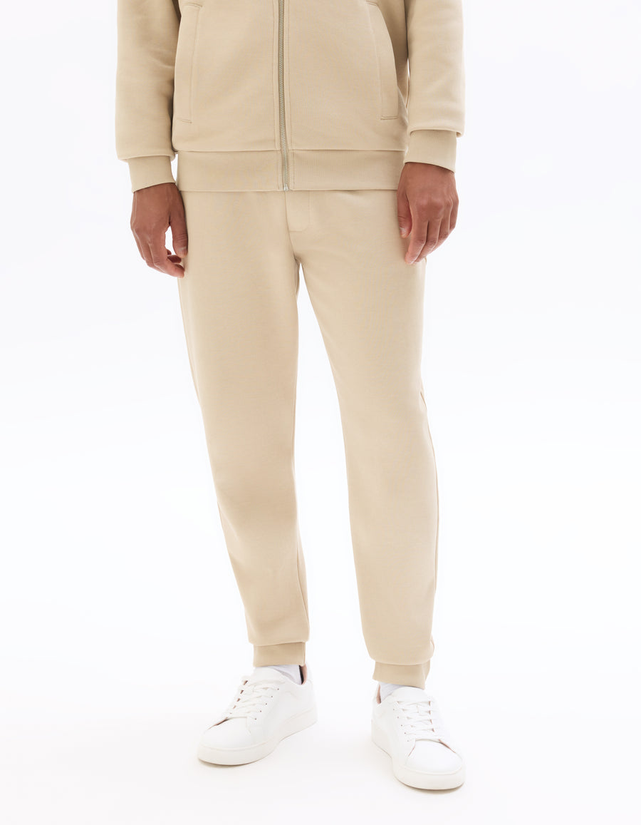 Regular Fit 100% Cotton Solid Casual Trouser