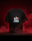 Regular Fit 100% Cotton Printed Crew Neck T-Shirts - Black