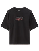 Regular Fit 100% Cotton Printed Crew Neck T-Shirts - Black