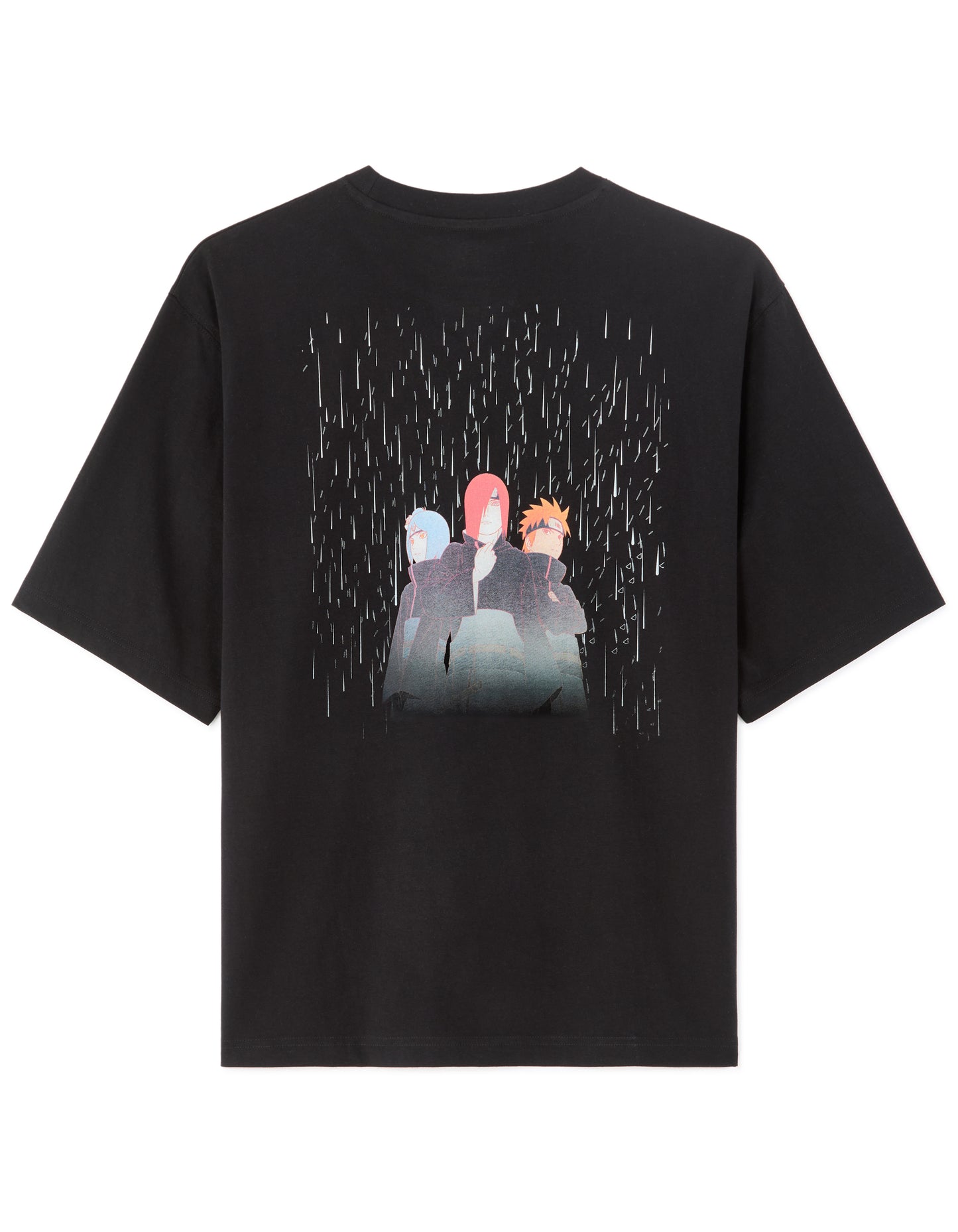 Regular Fit 100% Cotton Printed Crew Neck T-Shirts - Black