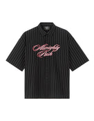 Naruto Regular Fit 100% Cotton Printed Spread Collar Shirts - Black